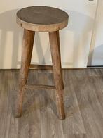 Houten kruk, Maison & Meubles, Tabourets de bar, Enlèvement, Comme neuf, Bois