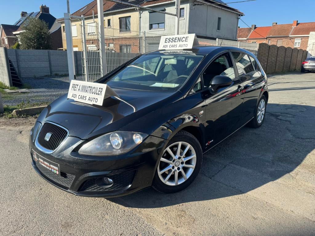 Seat leon 1.2 essence 2012 245.000km pret a immatriculer, Euro 5, Noir, 5 portes, Particulier
