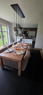 Salle à manger chêne massif 8 sièges + buffet, Maison & Meubles, Enlèvement