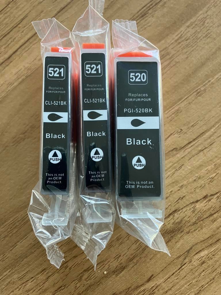 Nieuwe zwarte inktpatronen voor Canon Pixma printers, Ophalen of Verzenden, Nieuw, Cartridge