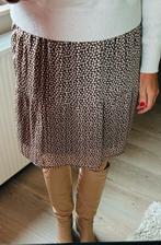Bruin rokje beige bolletjes, Maat 38/40 (M), Bruin, Nieuw, Boven de knie
