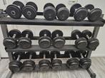 Dumbells Halters Gewichten totaal 204kg + Dumbell rack, Sport en Fitness, Fitnessmaterialen, Ophalen