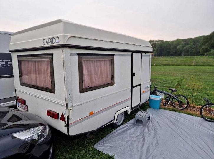 ‘Caravan Rapido Orline 34 ( Inklapbaar Caravan ) 1995 750kg’, Caravans en Kamperen, Caravans, Particulier, tot en met 4, 500 - 750 kg