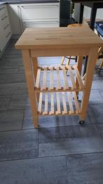 Keukentafeltje, Huis en Inrichting, Tafels | Sidetables, Ophalen, Zo goed als nieuw