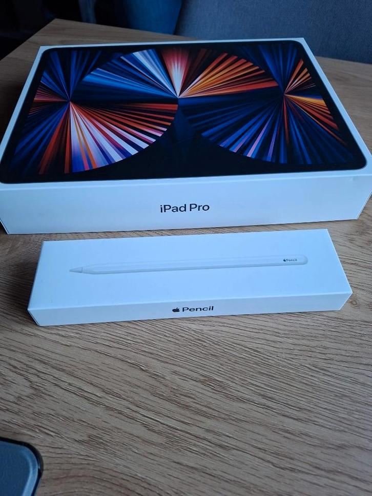 Ipad PRO 12.9 (5th gen) + apple pencil, 256GB en WIFI, Computers en Software, Apple iPads, Gebruikt, Apple iPad Pro, Wi-Fi, 13 inch of meer