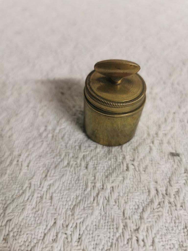 Boîte en laiton antique, Enlèvement ou Envoi, Cuivre