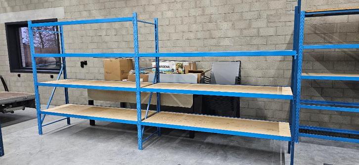 Rayonnage d’entrepôt robuste 414 x 60 x 200, Articles professionnels, Aménagement de Bureau & Magasin | Entrepôt, Rayonnage & Stockage