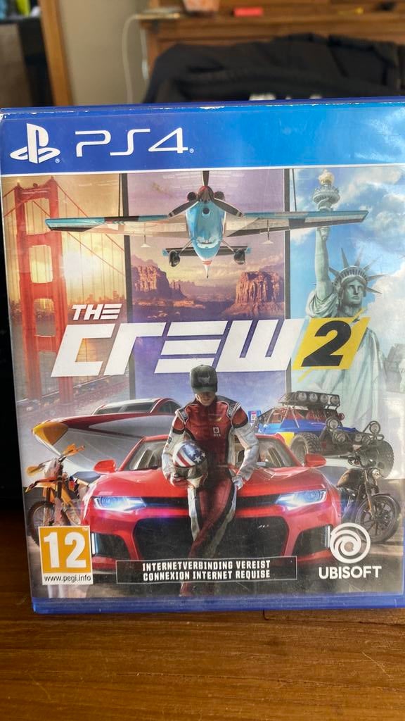 PS 4 The Crew 2, Consoles de jeu & Jeux vidéo, Jeux | Sony PlayStation 4, Enlèvement, Utilisé, Course et Pilotage, À partir de 12 ans