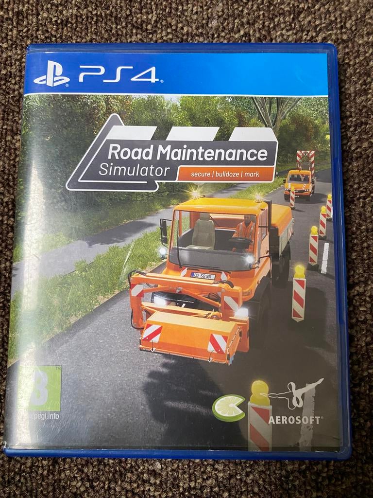Road maintenance simulator, Games en Spelcomputers, Games | Sony PlayStation 4, Ophalen, Gebruikt