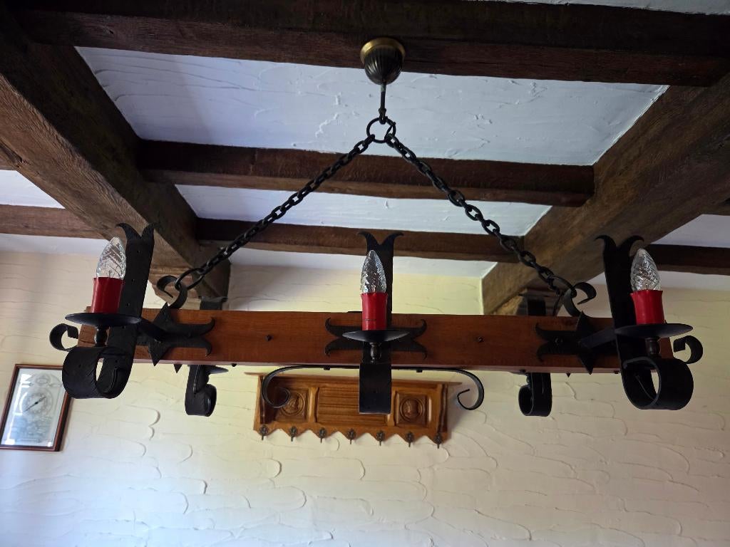 Lustres - Conception artisanale, Enlèvement, Utilisé, Bois, Vintage