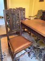 Eetkamer Neorenaissancistische buffettafel en 4 stoelen, Ophalen, Gebruikt, Néo-Renaissance, 4 tot 6 stoelen