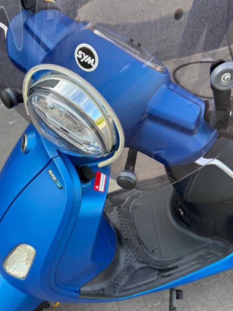 SYM Fiddle 4 125cc scooter in mat blauw, Fietsen en Brommers, Ophalen, Gebruikt, 125 cc, Benzine