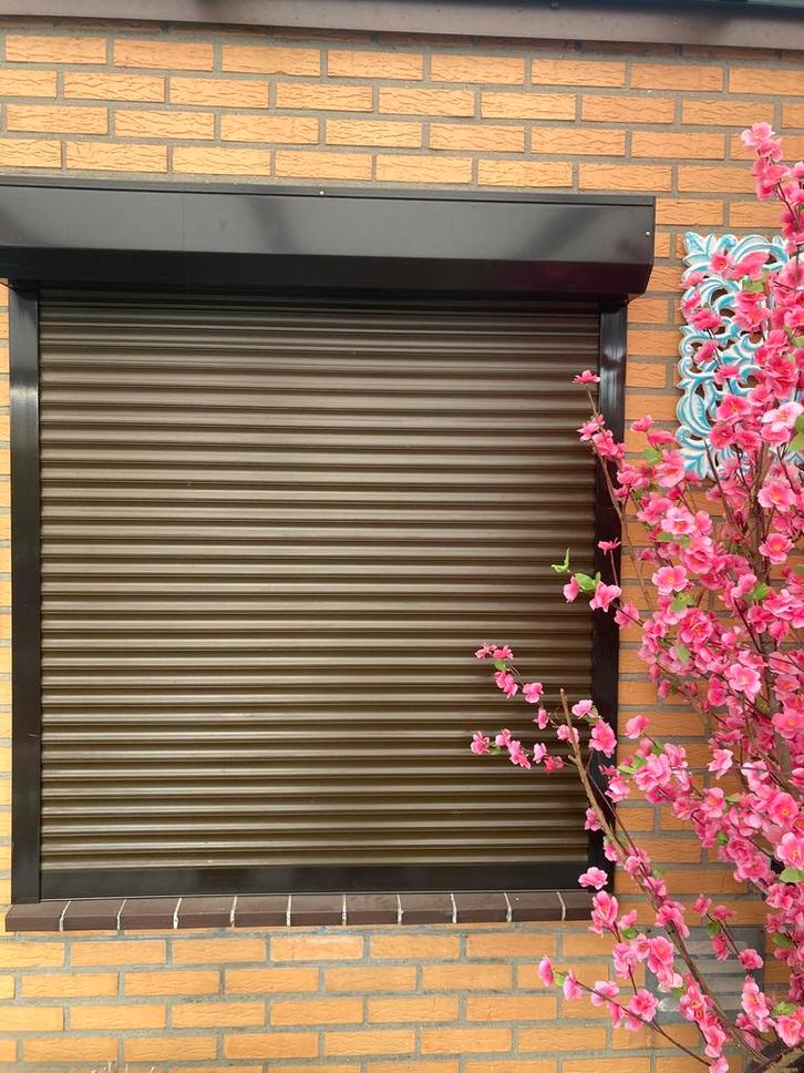 Volets, Bricolage & Construction, Volets, Comme neuf, 100 à 150 cm, 100 à 150 cm, Brun, Enlèvement