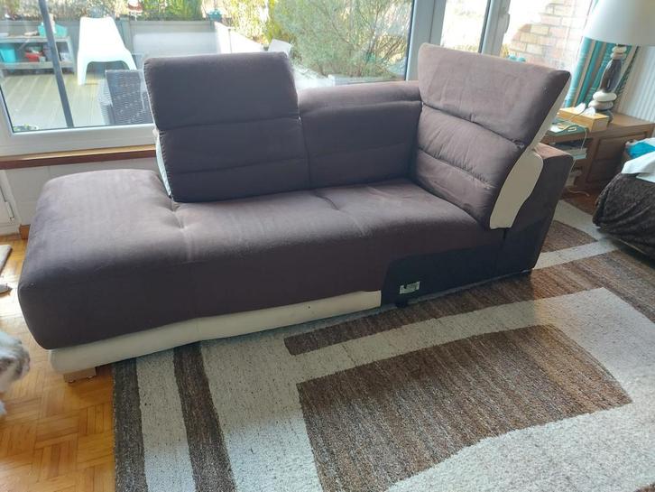 Divan avec tétières réglables, Maison & Meubles, Canapés | Salons, Utilisé, Banc droit, Trois personnes, 150 à 200 cm, 75 à 100 cm