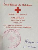 Rode Kruis+40 mei+ww2+brouwerij+militariat+, Ophalen of Verzenden, Landmacht, Embleem of Badge