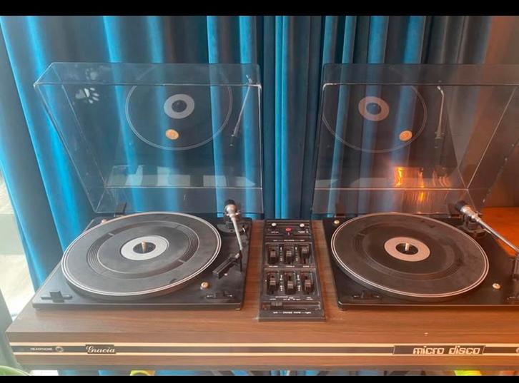 Micro disco ‘Garcia’, Audio, Tv en Foto, Platenspelers, Gebruikt, Platenspeler, Overige merken, Ophalen