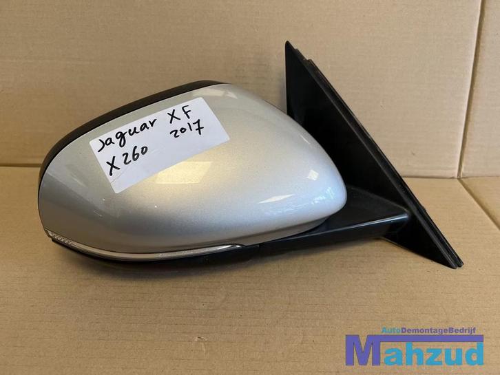 JAGUAR XF X260 Grijs zilver Rechts spiegel buitenspiegel 201, Auto-onderdelen, Spiegels, Jaguar, Gebruikt