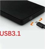 2,5" USB3.1 Externe SATA HDD - USB type C - inclusief Kabel, Computers en Software, Harde schijven, Ophalen of Verzenden, Nieuw