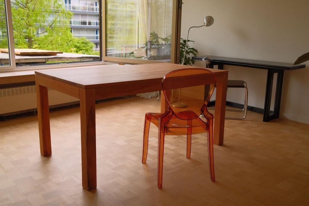 Ethnicraft teak houten eettafel (160 x 90 x h78 cm), Huis en Inrichting, Tafels | Eettafels, Zo goed als nieuw, 50 tot 100 cm