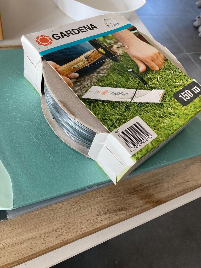 Gardena 150 meter draad voor gras robot, Ophalen, Zo goed als nieuw