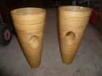 KOPPEL SPECIAALE HOUTEN VAZEN, Antiek en Kunst, Ophalen