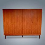 Garde-robe Vintage Highboard Oswald Vermaercke V-form 1960's, Maison & Meubles, Enlèvement, Teck