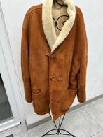 Bruine Daim jas met wollen kraag voor man-mt52, Enlèvement, Porté, Taille 52/54 (L), Brun