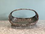 Mandje in verzilverd gevlochten metaal. AG067/D., Huis en Inrichting, Ophalen