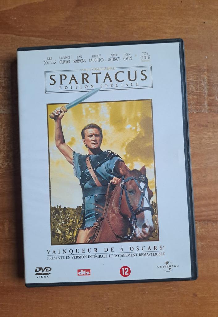 Spartacus - Stanley Kubrick - speciale editie 2 dvd, Cd's en Dvd's, Dvd's | Klassiekers, Gebruikt, Actie en Avontuur, 1960 tot 1980