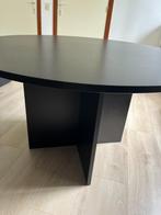 ronde vergadertafel Excellens 120x120 zwart krasbestendig, Huis en Inrichting, Bureaus, Ophalen, Zo goed als nieuw, Bureau