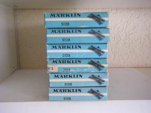 Marklin  5128 - 5140 - 5202 - 5207, Hobby & Loisirs créatifs, Trains miniatures | HO, Utilisé, Rails, Märklin, Enlèvement ou Envoi