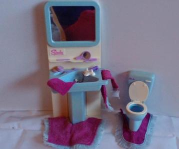 Sindy, Lavabo et WC/toilette. Année 70-80 vintage beschikbaar voor biedingen