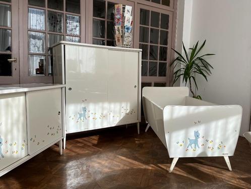 Bambily vntage kinder slaapkamer set, Huis en Inrichting, Slaapkamer | Complete slaapkamers, Gebruikt, Eenpersoons, Ophalen