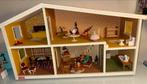 Lundby poppenhuis 1970-1980 met Lundby meubels, Poppenhuis, Ophalen of Verzenden, Zo goed als nieuw