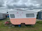 Otten caravan, oldtimer < 750, Caravans en Kamperen, Caravans, Particulier, Treinzit, Vast bed