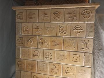 65 ZANDSTEENX22CMX4MMDIKTE=DECORATIEF VERSIERD=65 EURO beschikbaar voor biedingen