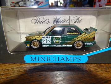 BMW M3 E30 Sport Evo Rensing n 32 1/43, Hobby & Loisirs créatifs, Enlèvement, Neuf, Voiture, MiniChamps