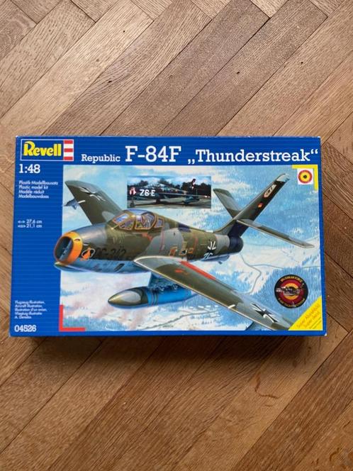 F-84F THUNDERSTREAK - SCHAAL: 1/48, Hobby en Vrije tijd, Modelbouw | Vliegtuigen en Helikopters, Nieuw, Vliegtuig, 1:72 tot 1:144