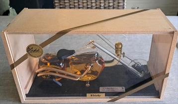 Whiskey fles in de vorm van een Chopper / Motor beschikbaar voor biedingen