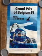 Affiche du Grand Prix de Belgique 1984, Collections, Posters & Affiches, Comme neuf, Enlèvement ou Envoi