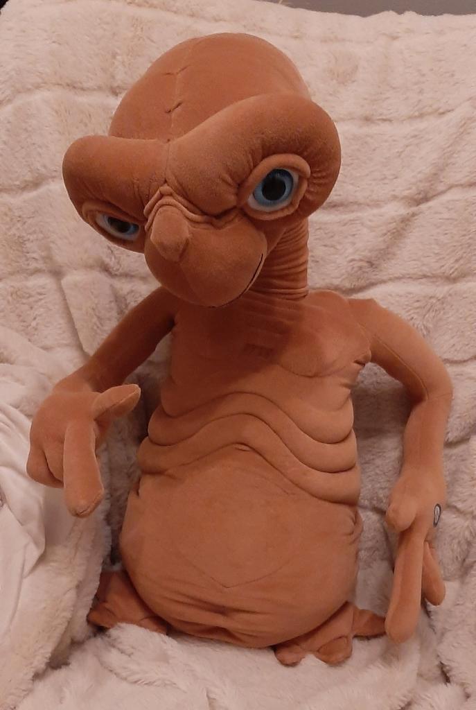 E.T.l'extraterrestre peluche parlante 60cm vintage, Collections, Statues & Figurines, Enlèvement