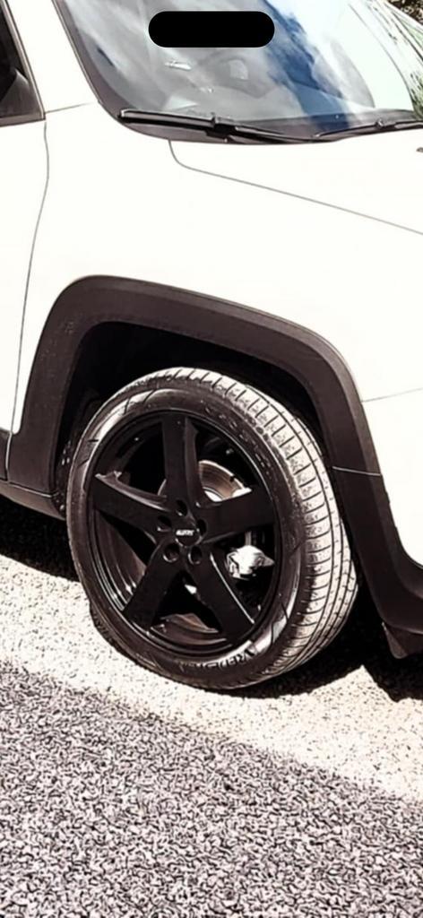 Jante alutec 19pouce 5x110  avc pneu Michelin et vreder, Auto-onderdelen, Banden en Velgen, Velg(en), Ophalen