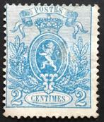 1867. KLEINE LEEUW. OBP: 24A. Gom., Postzegels en Munten, Postzegels | Europa | België, Spoor van plakker, Overig, Ophalen of Verzenden