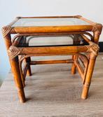 Set rotan bijzettafels, Huis en Inrichting, Ophalen