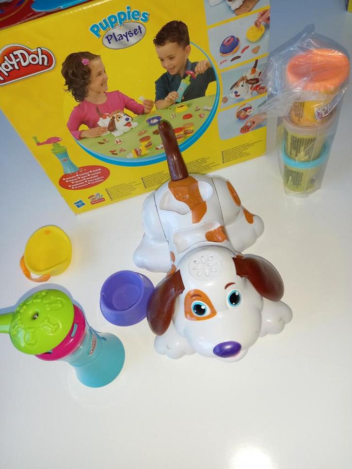 Accessoires plasticine - PLAY-DOH Puppies, Kinderen en Baby's, Speelgoed | Educatief en Creatief, Gebruikt, Ophalen