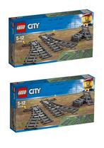 lego sporen en wissels 2 dozen, Ophalen of Verzenden, Nieuw, Complete set, Lego