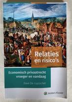 Relaties en risico's Economisch privaatrecht  Dave De ruyssc, Boeken, Studieboeken en Cursussen, Ophalen