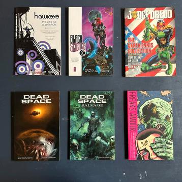 English Comics (TPB) Hawkeye, Judge Dredd, Dead Space beschikbaar voor biedingen