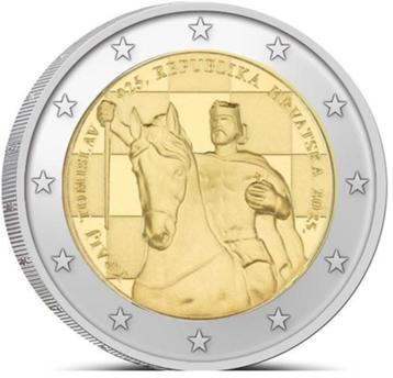 2 euro Kroatië 2025 1100 jaar Koninkrijk Kroatië beschikbaar voor biedingen