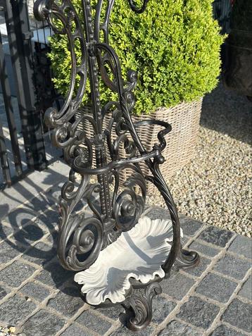 Gietijzeren paraplu bak en kapstok, Antiek en Kunst, Curiosa en Brocante, Ophalen of Verzenden